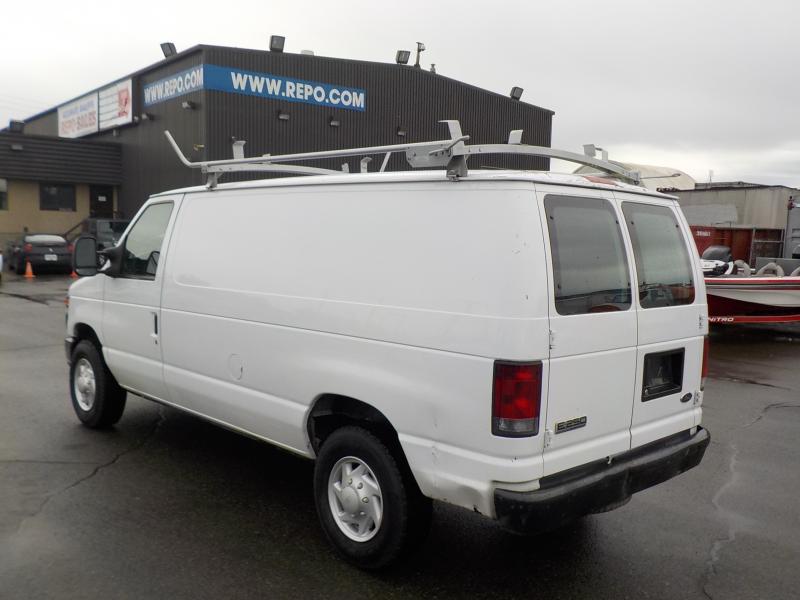 2008 Ford Econoline E250 Cargo Van with Shelving & Ladder Rack