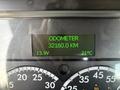 Digital odometer display showing a reading of 32160.0 kilometers with battery voltage at 13.9 volts and temperature at 21 degrees Celsius