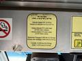 A label inside a vehicle displaying specifications for a 2012 Ford Econoline including vehicle height cargo volume maximum payload and GVWR