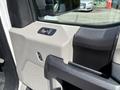 Interior door panel of a 2019 Ford F-150 featuring a textured surface, control switches, and an armrest