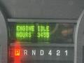 2017 Ford E450 dashboard display showing engine idle and a total of 3455 hours