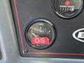 A fuel gauge from a 1992 Emergency One Typhoon Superior showing a reading below half full marked with a red label indicating O/S
