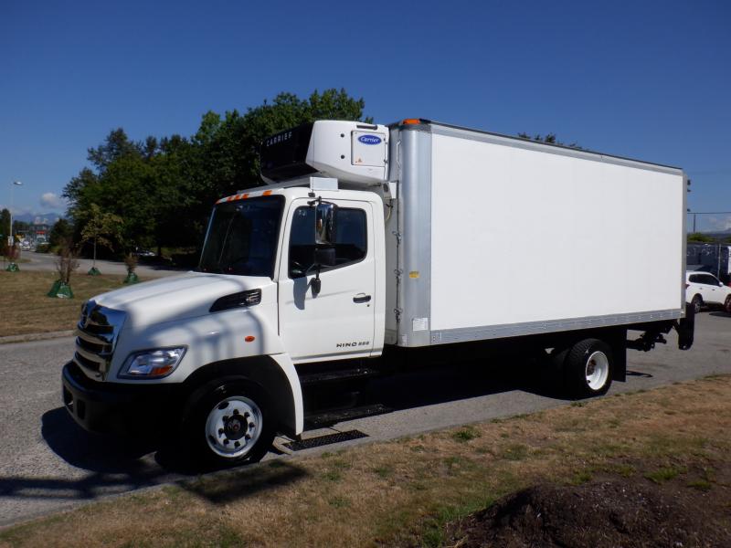 Repo.com | 2013 Hino 258 18 Foot Reefer Cube Van Diesel with Power Tailgate