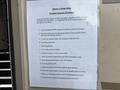2005 Katolight SED60FPJ4 generator with an instructional note detailing safety procedures and operational steps for use