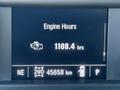 Dashboard display of a 2024 Chevrolet Silverado 1500 showing engine hours as 1108.4 hrs and odometer reading of 45658 km