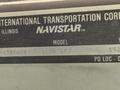 A 1991 International 4600 truck model label featuring the name International Transportation Corporation and Navistar