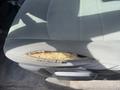 A torn seat cushion revealing exposed padding and foam in a 2016 RAM 5500