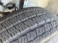 Close-up of a tire on a 2021 RAM Promaster showing detailed tread patterns