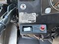 A control panel featuring a power take-off switch red button and an important usage instruction label for a 2008 Workhorse W62 vehicle