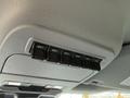A control panel featuring six toggle switches labeled AUX 1 to AUX 6 mounted on the ceiling of a 2024 Ford F-550