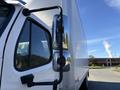 A 2012 Freightliner M2 106 truck with side mirrors and a white box trailer