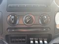 Dashboard controls of a 2009 Ford F-550 featuring dials for climate control and air conditioning