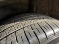 Close-up of the tread on a 2021 Toyota C-HR tire showcasing detailed patterns and grooves for traction