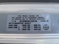 A vehicle identification label for a 2018 Hino 195 providing details on weight limits and VIN information