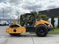 A 2020 Hyundai HR110C road roller featuring a large cylindrical roller in front and a compact operator cabin with controls