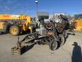 A 2017 R&R Reel with multiple wheels and metal components designed for agricultural use