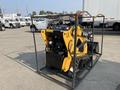 2025 AGT MX-MZT14 Mini Loader with a yellow and black exterior displayed within a metal frame