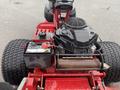 A 2017 Ferris Rotary mower with a powerful engine and a visible battery compartment mounted on the frame