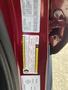 Label and specifications sticker inside the driver's door of a 2015 Jeep Grand Cherokee
