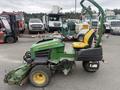 2009 John Deere 2653B Precision Diesel Mower with a yellow seat green body and attached mowing deck