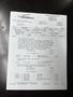 A service invoice for a 2015 Hino 195 detailing repairs and maintenance work including parts and labor costs