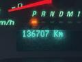 Odometer display showing 135707 Km on a 2016 GMC Savana