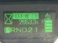 Digital hour meter display showing 26533H with gear indicator PRND21 and fuel level icon