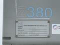 A 2020 RAM Promaster with a refrigerated unit attached, featuring a blue and white label with details about the model and construction year
